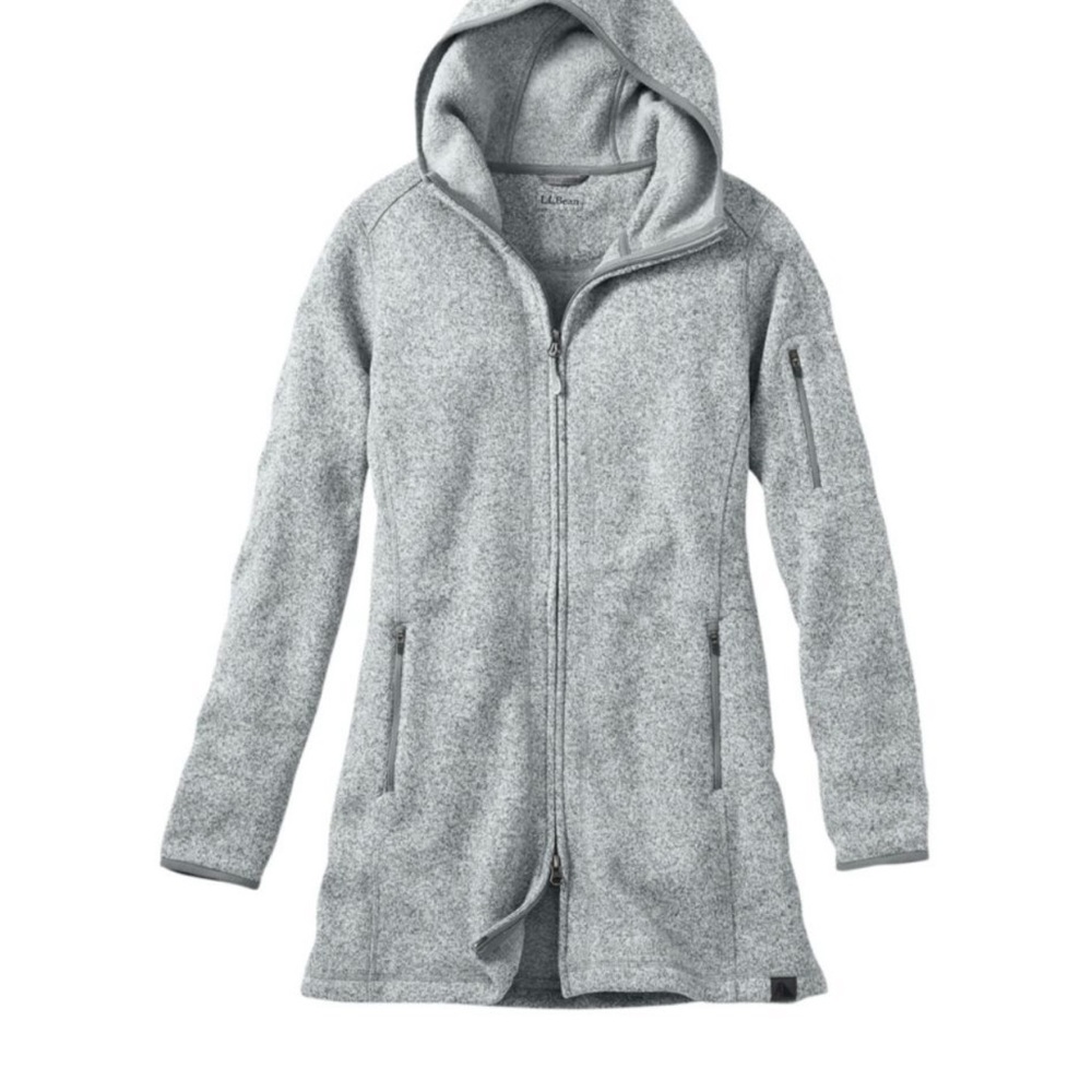 L.L. Bean Gray Hooded Jacket